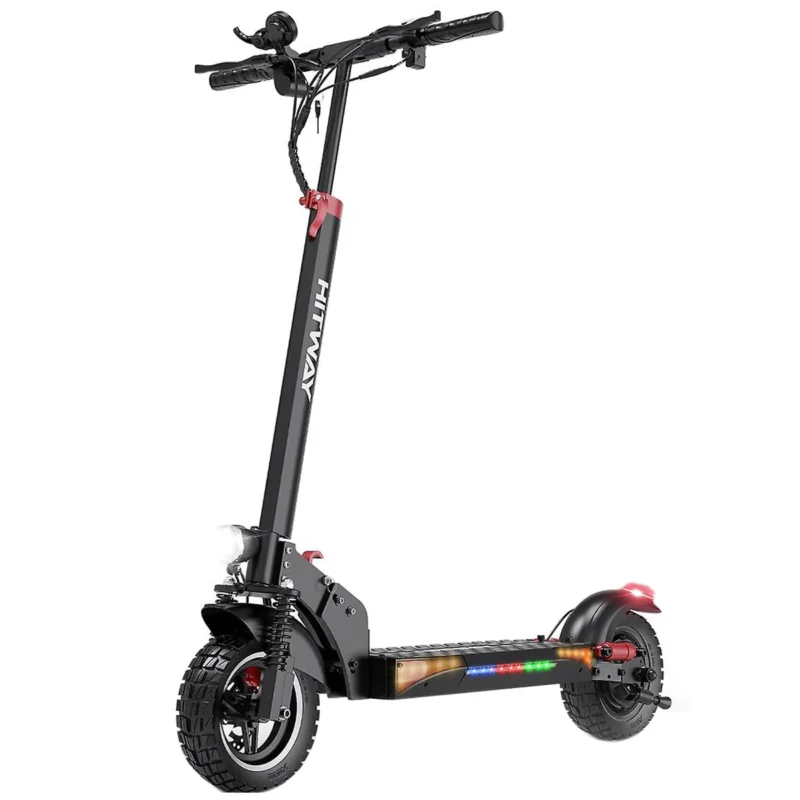 HITWAY E-Scooter Pro 10 Off-Road Tires with App, Foldable scoot