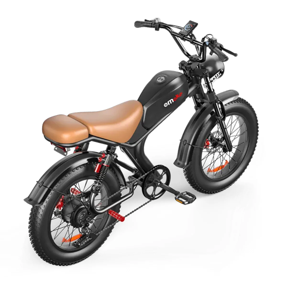 EmokoC93ElectricBike_BrownSeat4