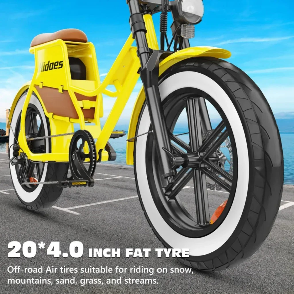 Hidoes C8 700W Fat Tire Electric Bike – Shop Electric Scooters & Bikes | UK Fast Delivery | Alpha Scootz