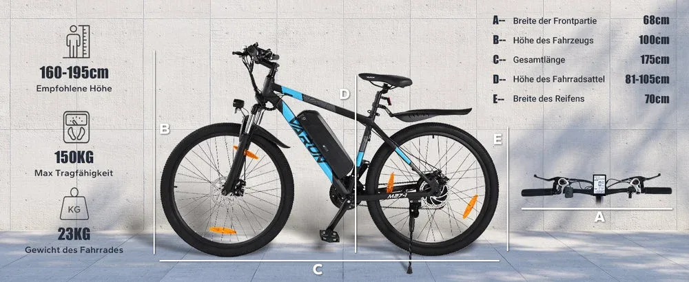 VARUN M27-1 Electric Bike – Shop Electric Scooters & Bikes | UK Fast Delivery | Alpha Scootz