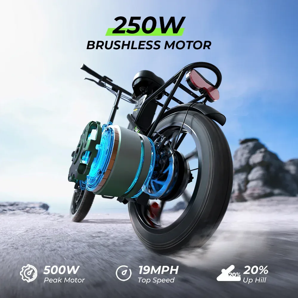 iSinwheel U4 Foldable Step-thru Electric Bike | Buy Electric Bikes & E-Scooters UK | Alpha Scootz
