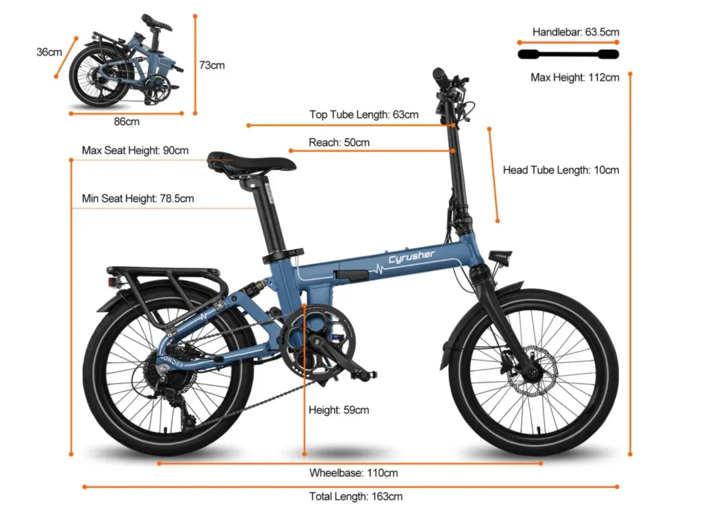 Cyrusher Sonder Folding Electric Bike – Shop Electric Scooters & Bikes | UK Fast Delivery | Alpha Scootz