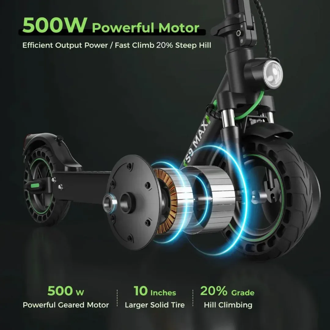 isinwheel® S9Max Electric Scooter for Adults | Buy Electric Bikes & E-Scooters UK | Alpha Scootz