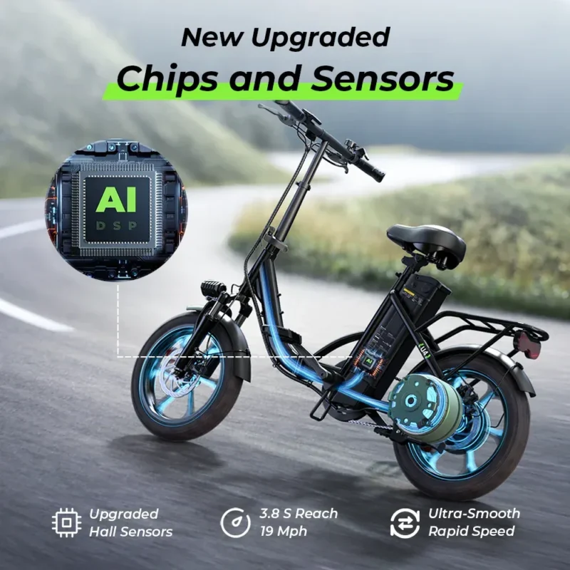 iSinwheel U4 Foldable Step-thru Electric Bike – Shop Electric Scooters & Bikes | UK Fast Delivery | Alpha Scootz