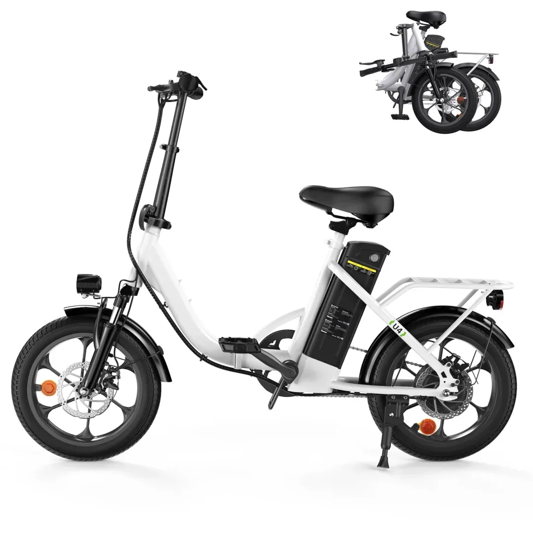 iSinwheel U4 Foldable Step-thru Electric Bike | Buy Electric Bikes & E-Scooters UK | Alpha Scootz