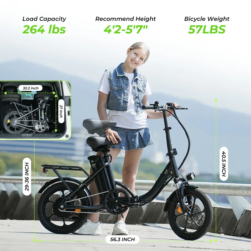 iSinwheel U4 Foldable Step-thru Electric Bike | Buy Electric Bikes & E-Scooters UK | Alpha Scootz