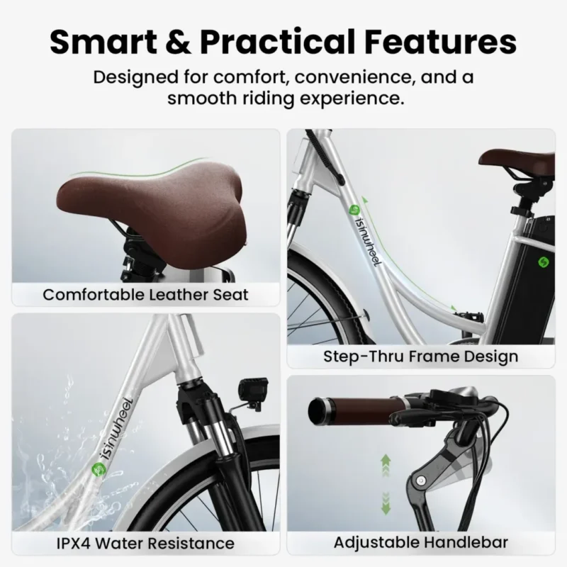 iSinwheel U2 City Commuter Electric Bike – Shop Electric Scooters & Bikes | UK Fast Delivery | Alpha Scootz
