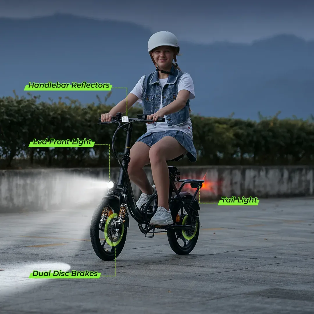 iSinwheel U4 Foldable Step-thru Electric Bike | Buy Electric Bikes & E-Scooters UK | Alpha Scootz