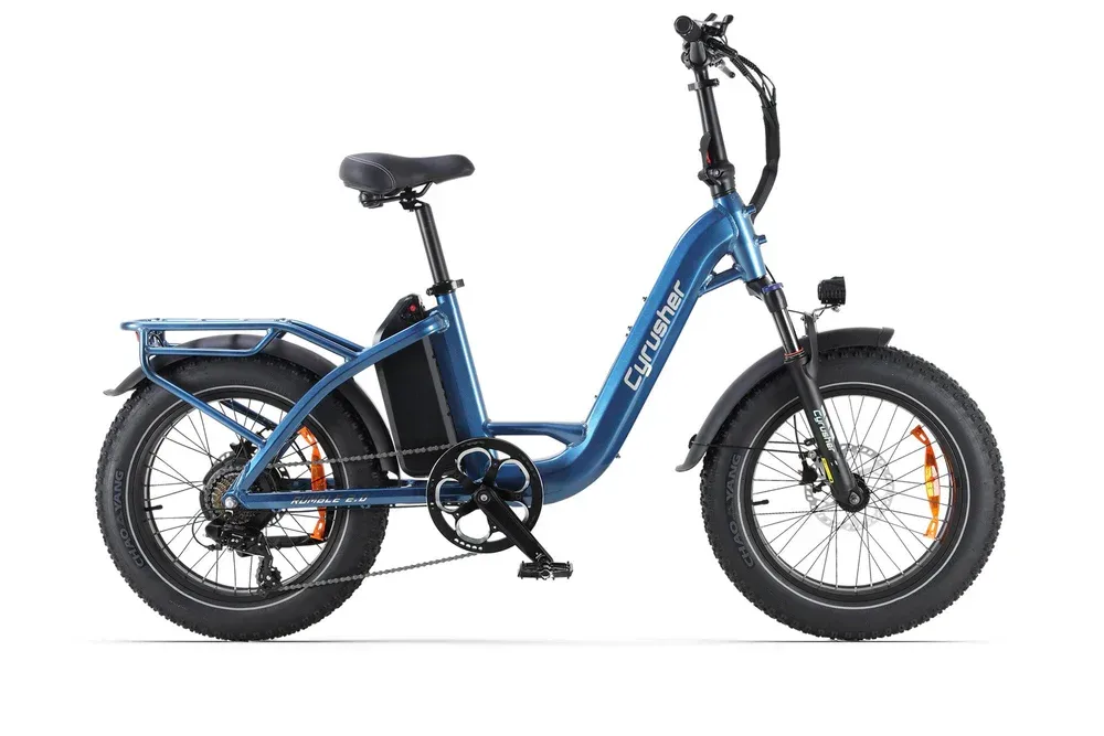 Cyrusher Rumble 2.0 Step-through Electric Bike | Buy Electric Bikes & E-Scooters UK | Alpha Scootz
