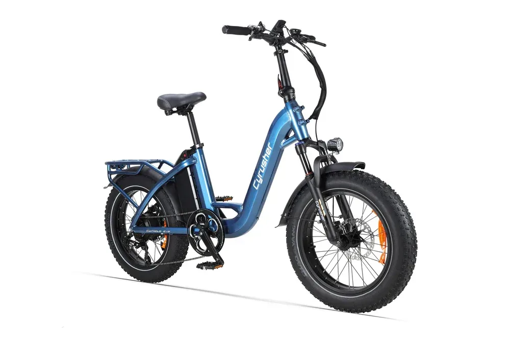Cyrusher Rumble 2.0 Step-through Electric Bike | Buy Electric Bikes & E-Scooters UK | Alpha Scootz