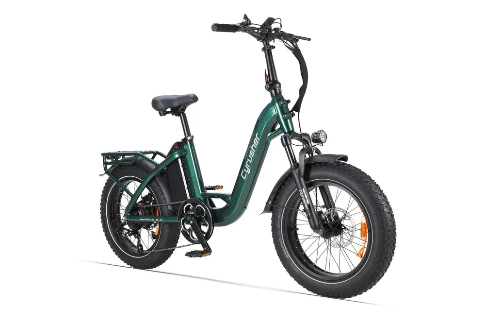 Cyrusher Rumble 2.0 Step-through Electric Bike | Buy Electric Bikes & E-Scooters UK | Alpha Scootz