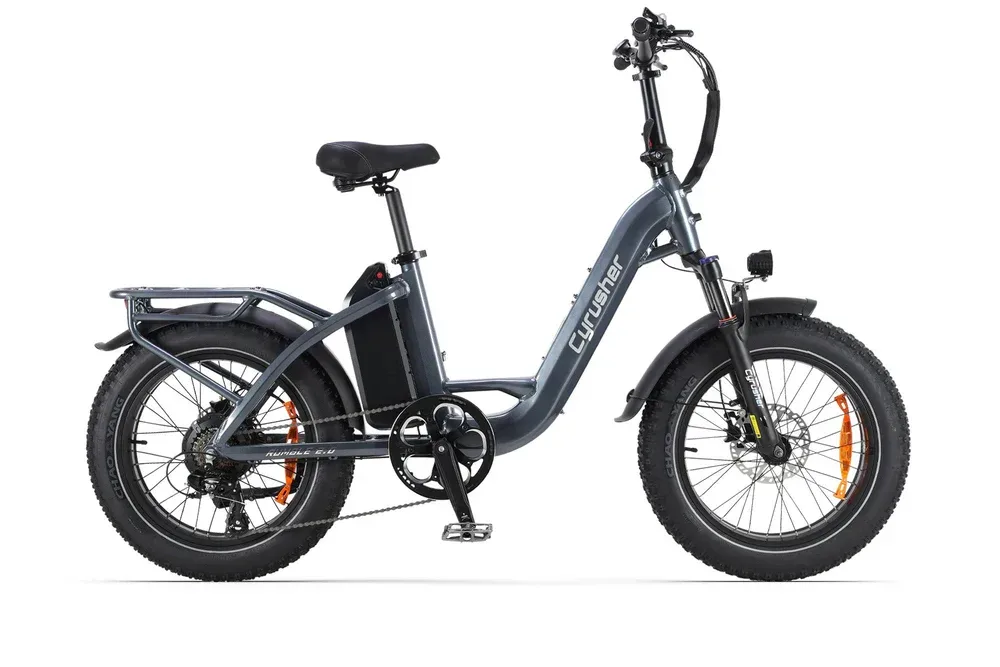 Cyrusher Rumble 2.0 Step-through Electric Bike | Buy Electric Bikes & E-Scooters UK | Alpha Scootz
