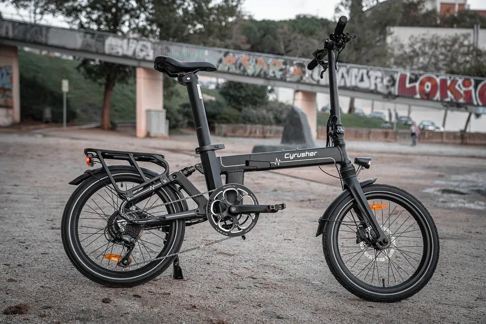Cyrusher Sonder Folding Electric Bike | Buy Electric Bikes & E-Scooters UK | Alpha Scootz