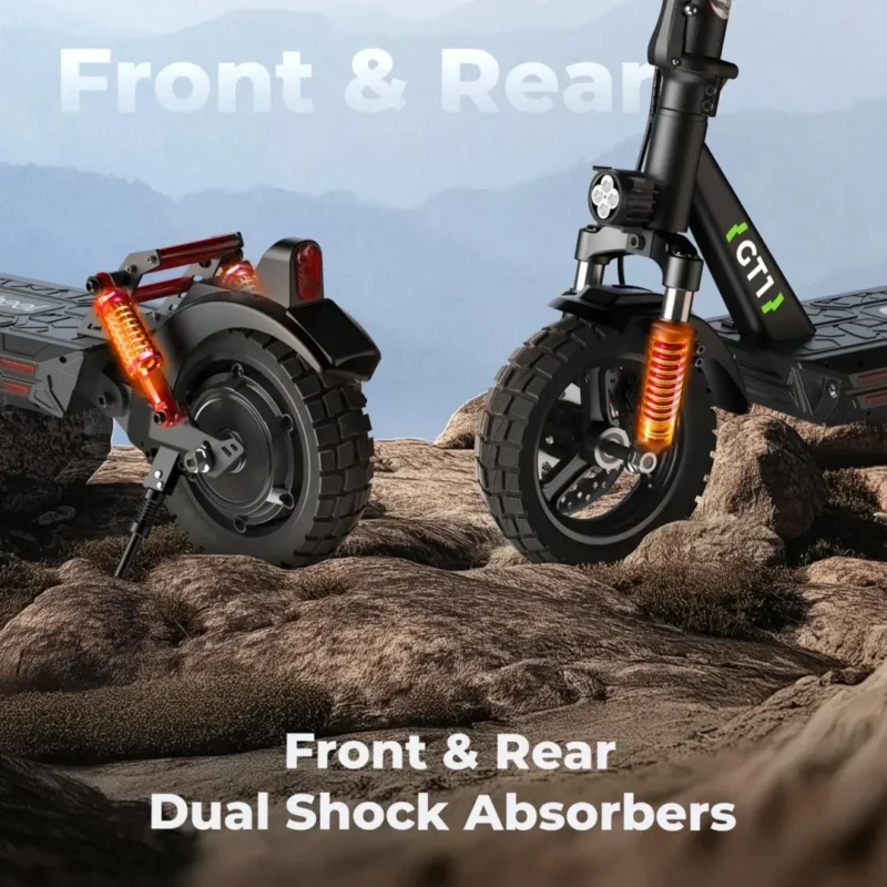 isinwheel® GT1 Off Road Electric Scooter 800W – Shop Electric Scooters & Bikes | UK Fast Delivery | Alpha Scootz