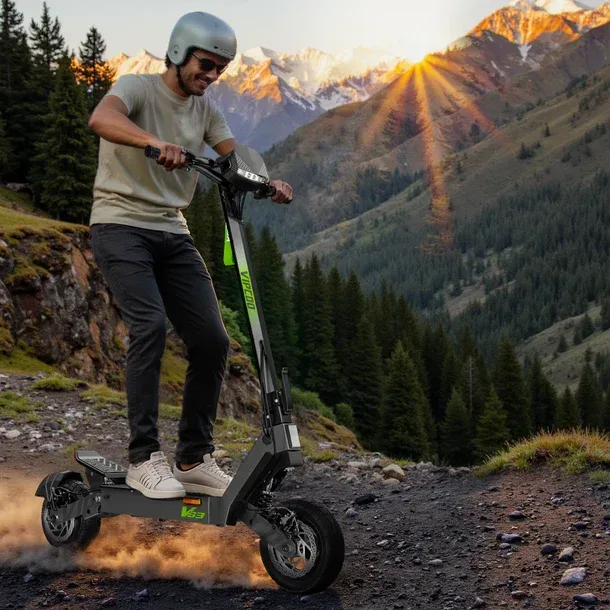 VIPCOO VS3 Touch Screen Electric Scooter – Shop Electric Scooters & Bikes | UK Fast Delivery | Alpha Scootz