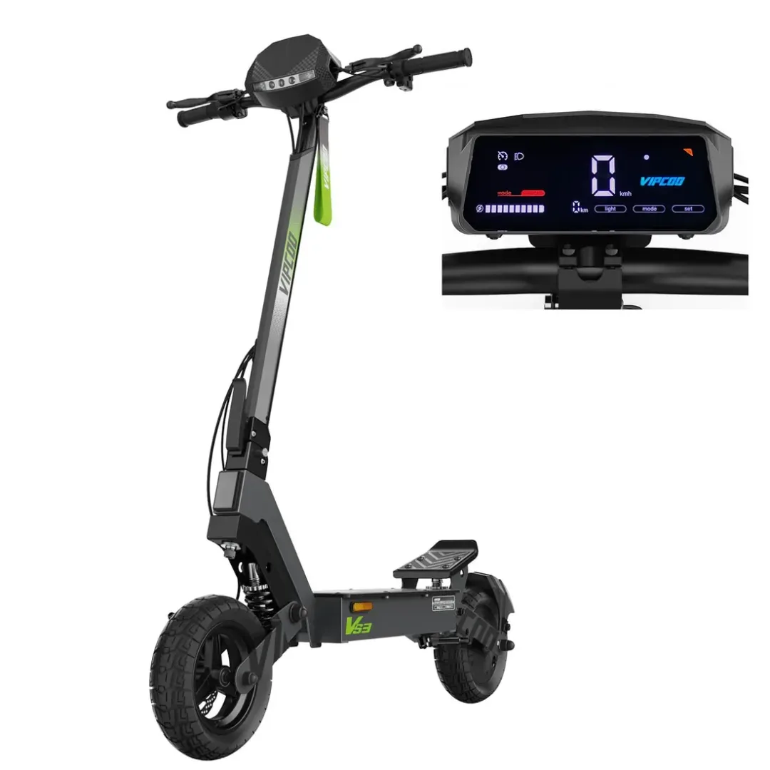 VIPCOO VS3 Touch Screen Electric Scooter for Adults | Buy Electric Bikes & E-Scooters UK | Alpha Scootz