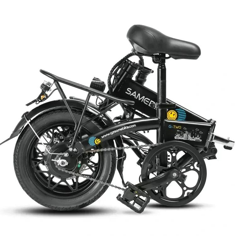 SAMEBIKE YINYU14 Foldable Commuter Electric Bike – Shop Electric Scooters & Bikes | UK Fast Delivery | Alpha Scootz