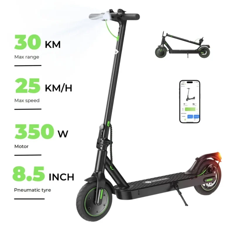 isinwheel® S9Max Electric Scooter for Adults – Shop Electric Scooters & Bikes | UK Fast Delivery | Alpha Scootz