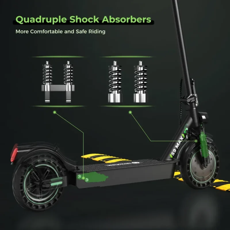 isinwheel® S9Max Electric Scooter for Adults – Shop Electric Scooters & Bikes | UK Fast Delivery | Alpha Scootz