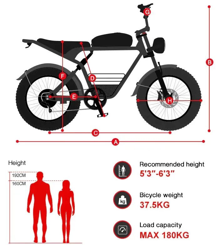 SAMEBIKE M20 1000W Retro Electric Bike – Shop Electric Scooters & Bikes | UK Fast Delivery | Alpha Scootz