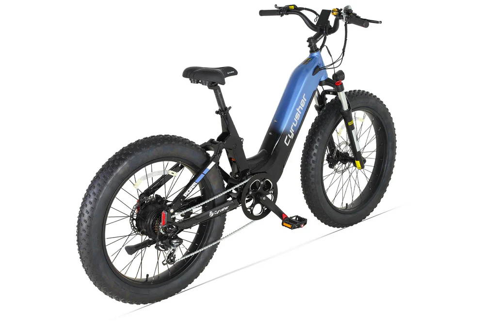 Cyrusher Roam Step-Thru Full Suspension | Buy Electric Bikes & E-Scooters UK | Alpha Scootz