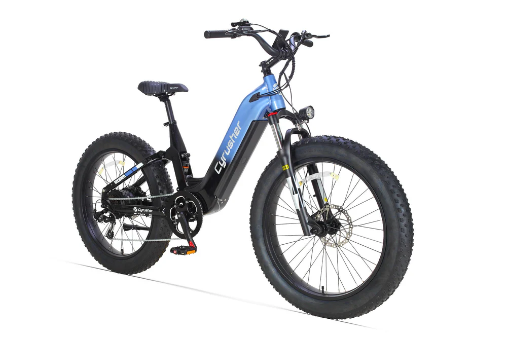 Cyrusher Roam Step-Thru Full Suspension | Buy Electric Bikes & E-Scooters UK | Alpha Scootz