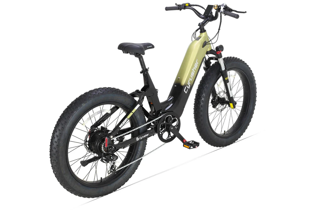 Cyrusher Roam Step-Thru Full Suspension | Buy Electric Bikes & E-Scooters UK | Alpha Scootz