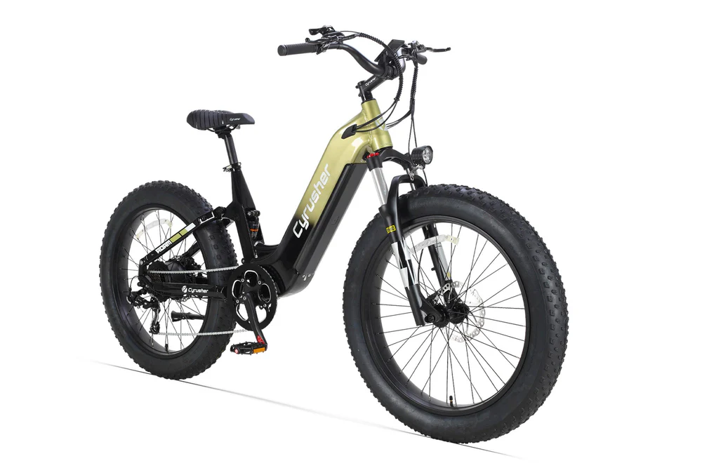 Cyrusher Roam Step-Thru Full Suspension | Buy Electric Bikes & E-Scooters UK | Alpha Scootz