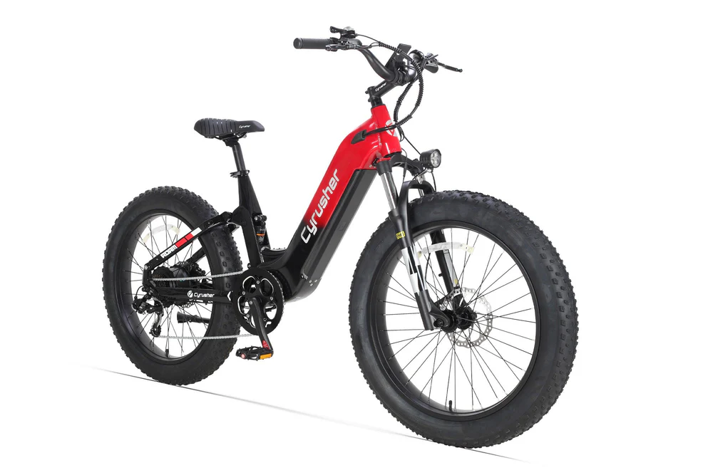 Cyrusher Roam Step-Thru Full Suspension | Buy Electric Bikes & E-Scooters UK | Alpha Scootz