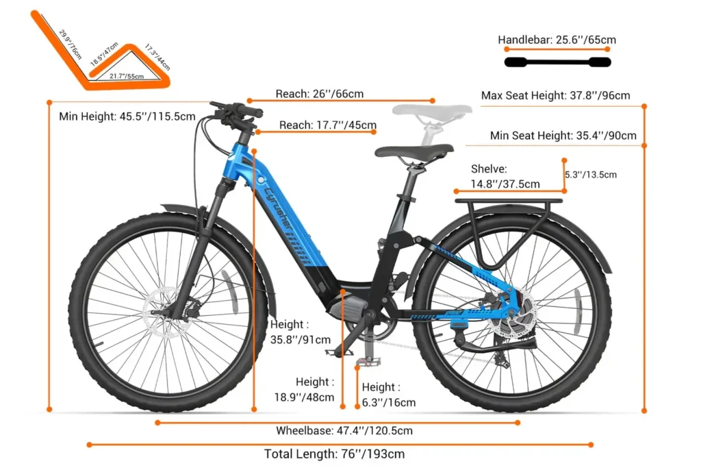 Cyrusher Sprint Electric City Bike – Shop Electric Scooters & Bikes | UK Fast Delivery | Alpha Scootz